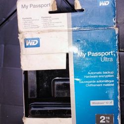 2 TB hard drive
