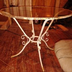 Early  1930s Wrought Iron Table 