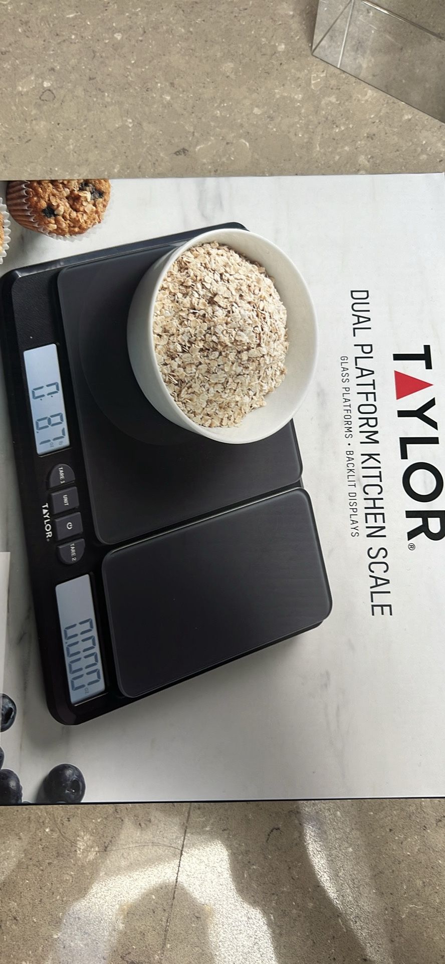 Taylor Dual Platform Digital Kitchen Scale