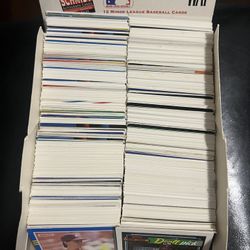 Box Full Of Old Baseball Cards  (Many 1st Round Draft Picks) 