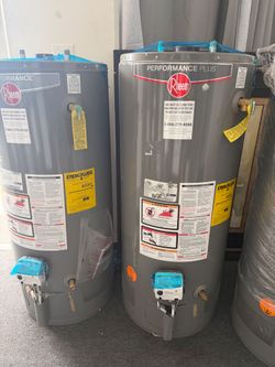 New Water Heater Rheem Gas
