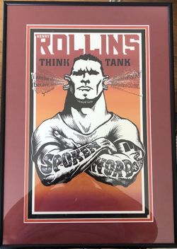 Henry Rollins “Think Tank” Performance Poster From 1998