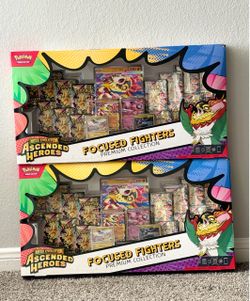 ASCENDED HEROES FOCUSED FIGHTERS PREMIUM COLLECTION  ( BEST OFFER )