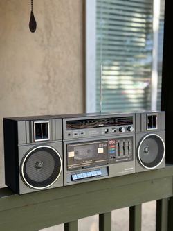 Gently Panasonic Rx-c39 Am/fm Boombox 1980s Cassette Player Ghetto Blaster