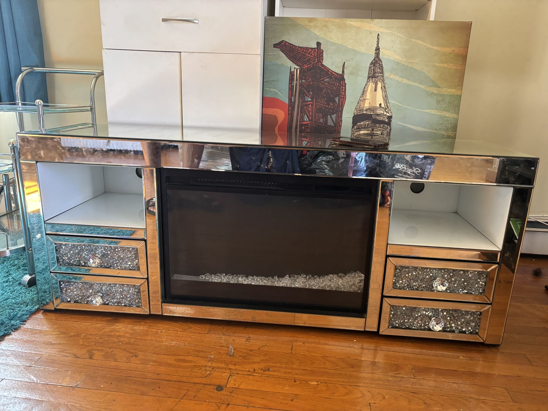 Fireplace TV Stand