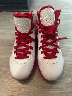 Nike Zoom LeBron VI (6) "China" (white/red with lion-dragon tongue) men’s size 13