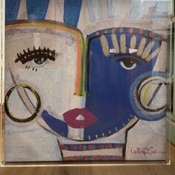 Bold Modern Canvas – Acrylic Cased (28.5” x 29”)