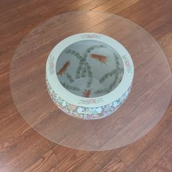 Oriental 16" Porcelain Fishbowl