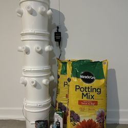 Garden Tower kit: Ready to grow! 🥦 (Hydroponic or Soil option)