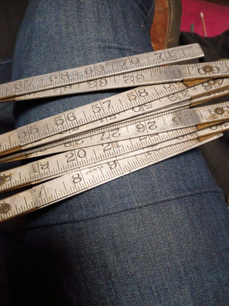 Vintage Retractable Multi Use Ruler