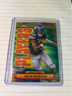 Justin Jefferson Topps Chrome