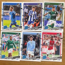 2024 DONRUSS FIFA LOT OF 14 RATED ROOKIE CARDS