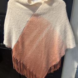 Pink Ombré Poncho