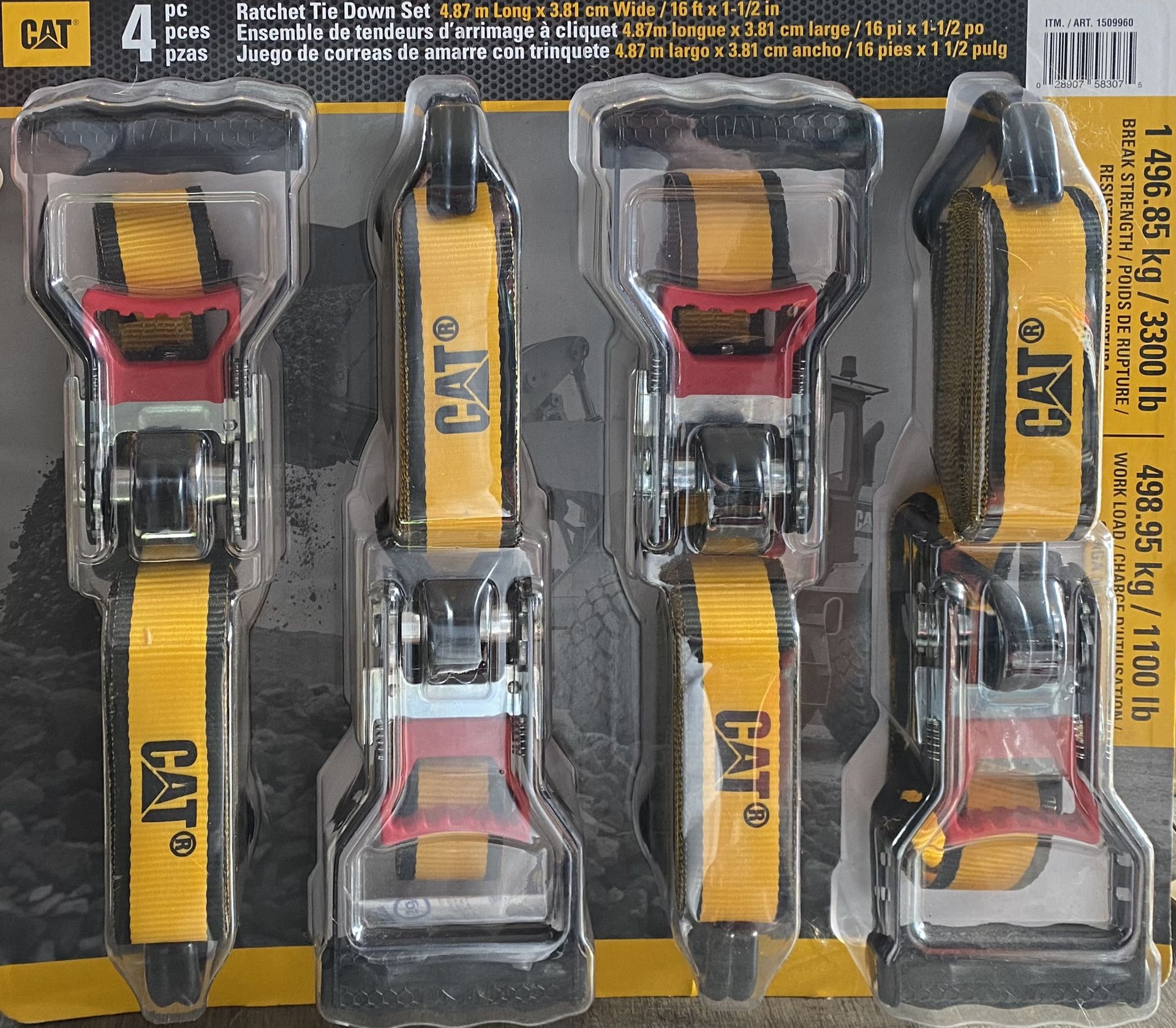 Brand New CAT Heavy Duty Tie Downs