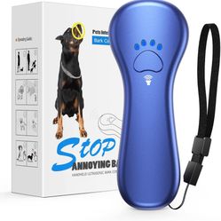 Ahwhg New Anti Barking Device,Dog Barking Control Devices,Rechargeable Ultrasonic Dog Bark Deterrent up to 16.4 Ft Effective Control Range Safe for Hu