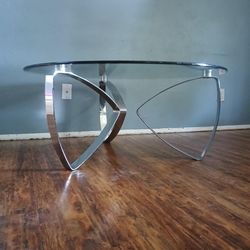 Chrome Modern coffee table