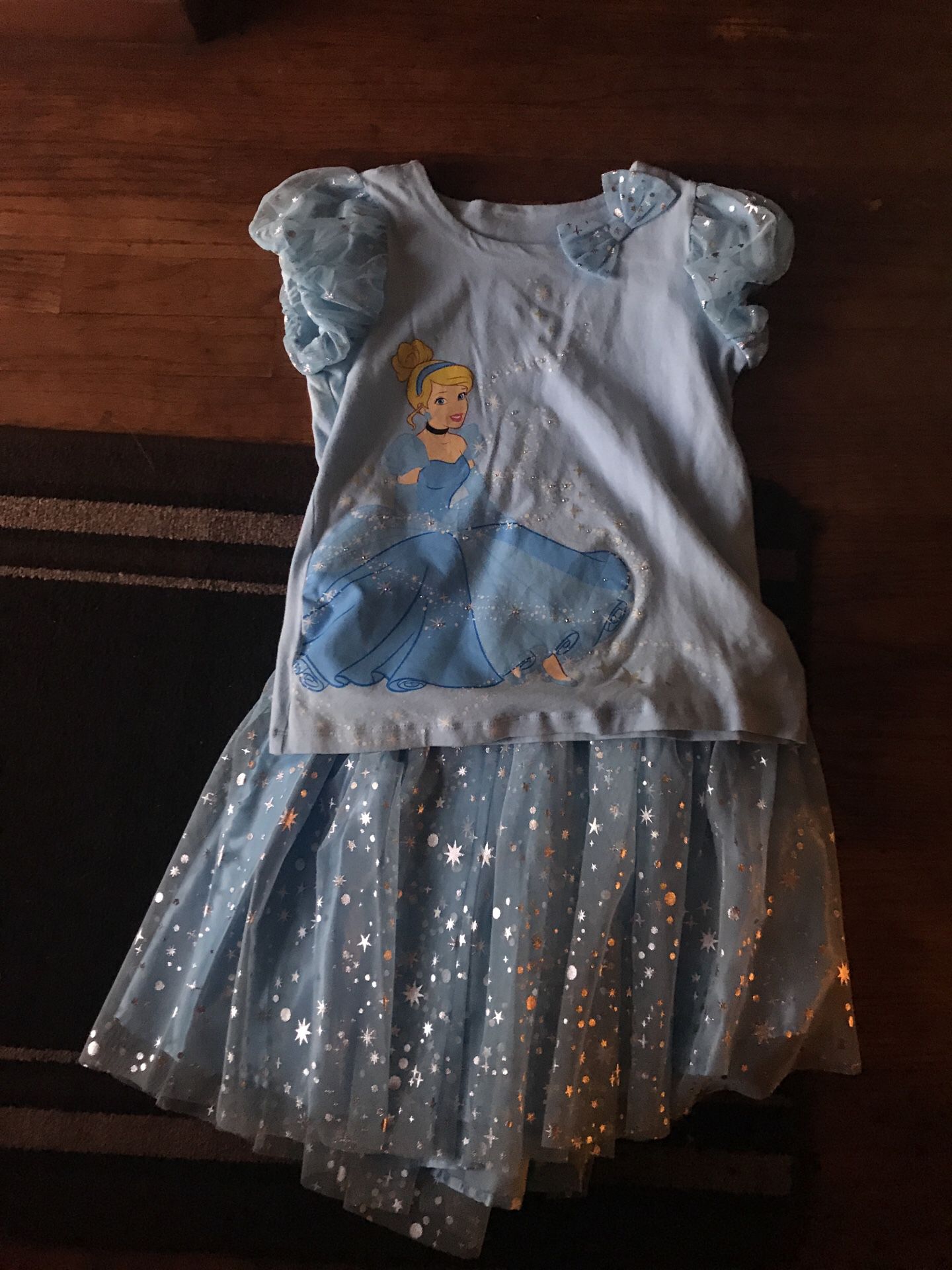 Cinderella light blue skirt and blouse