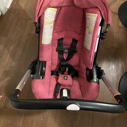 Doona Infant Car Seat Baby Stroller , All In One Folds  down into a Car Seat Base Included 