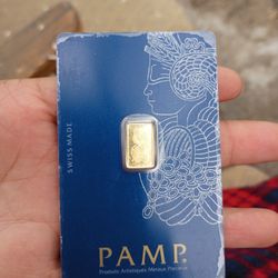 Pamp Gold Gram Lady  Furtuna Still Sealed In Assayer 