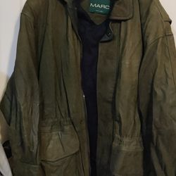 Men's Medium Leather Jacket 