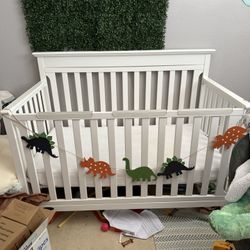 White Convertible Crib