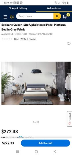 New in box Queen bed frame mattress not included