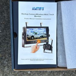 RV Backup Rearview Wireless Camera