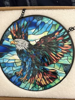 Stain Glass Eagle Sun Catcher
