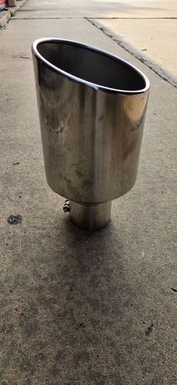 Stainless steel muffler tip