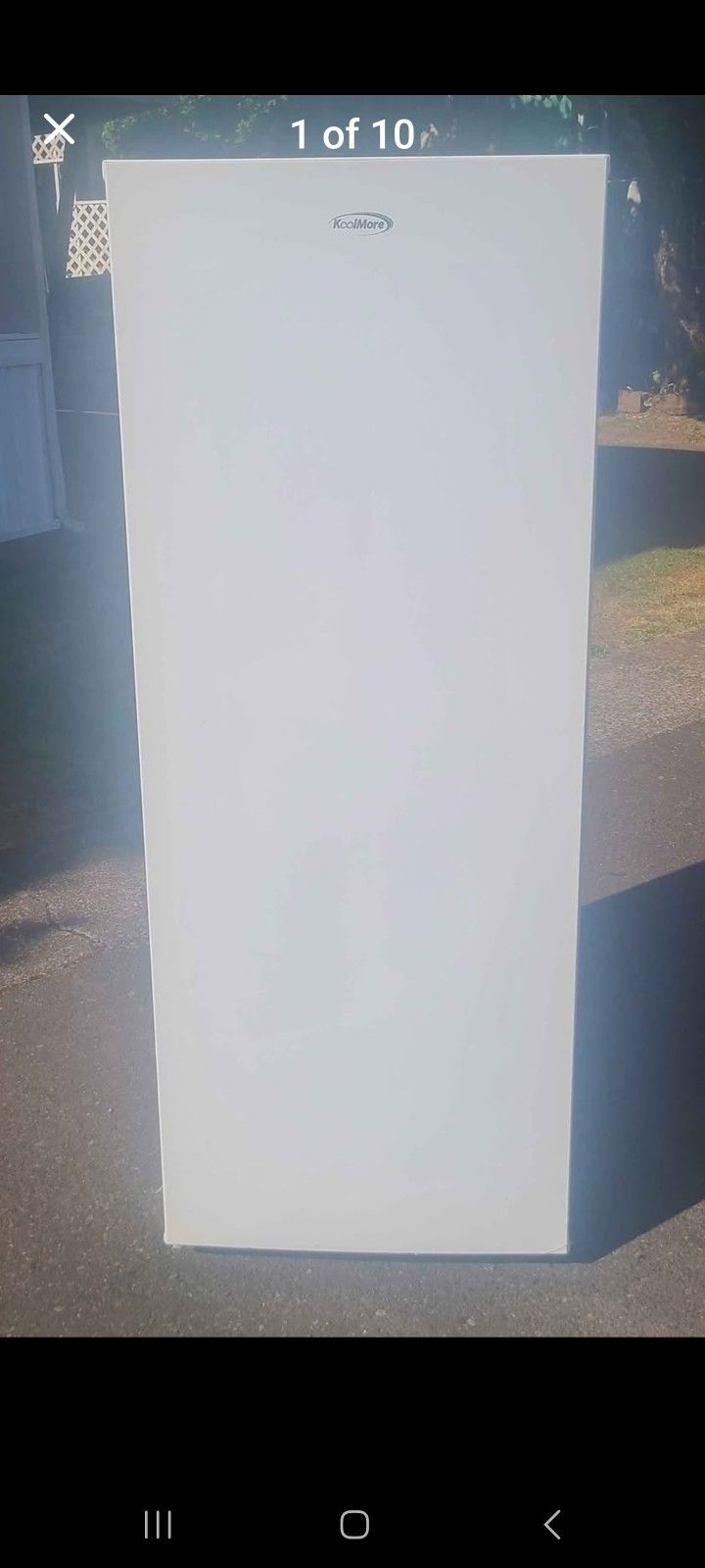 Koolmore 7 Cu  Ft Upright Freezer Like New