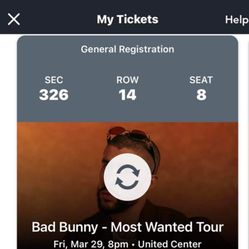Bad Bunny March 29th Friday Chicago