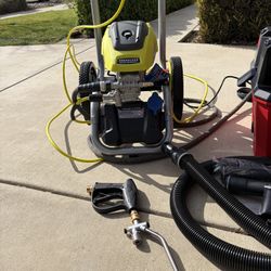 Ryobi 2500 Psi And Milwaukee Fuel 6 Gallon Shop Vacuum 