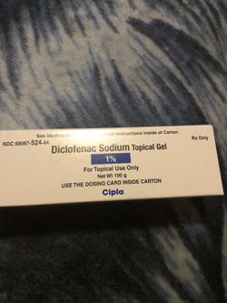 Disclofenac sodium topical gel 1%
