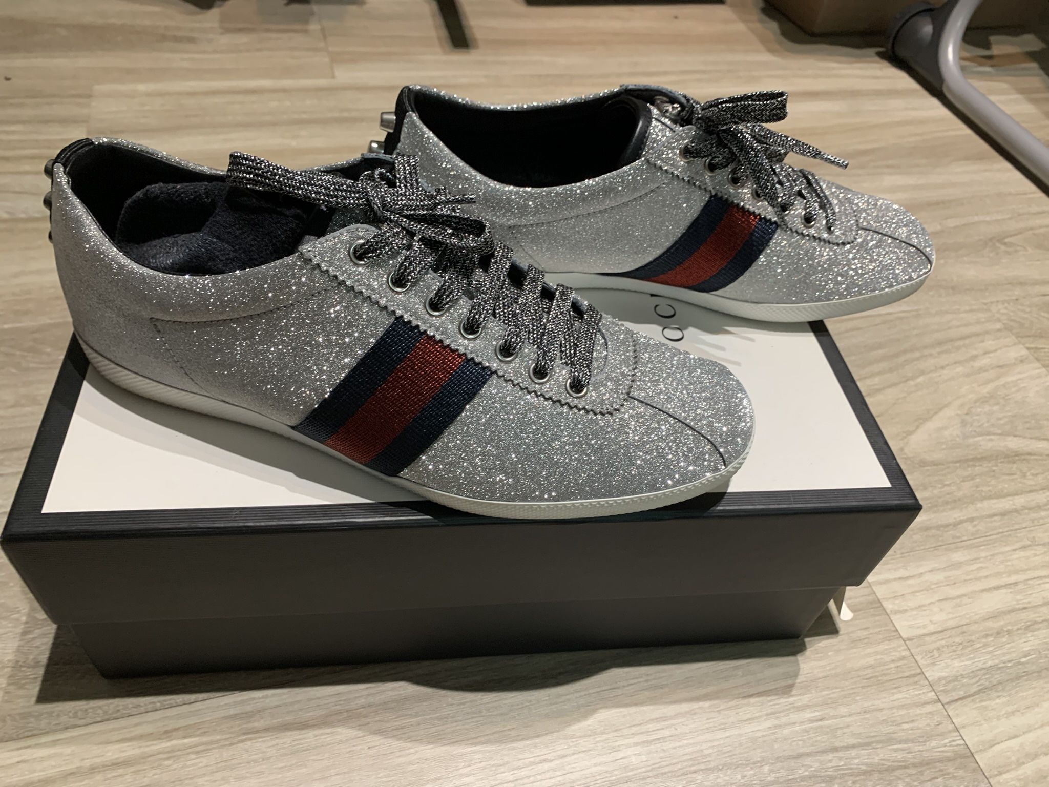 Gucci Glitter Shoes