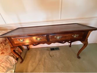 Buffet entry table and matching end table