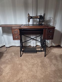 White Rotary Vintage Sewing Machine