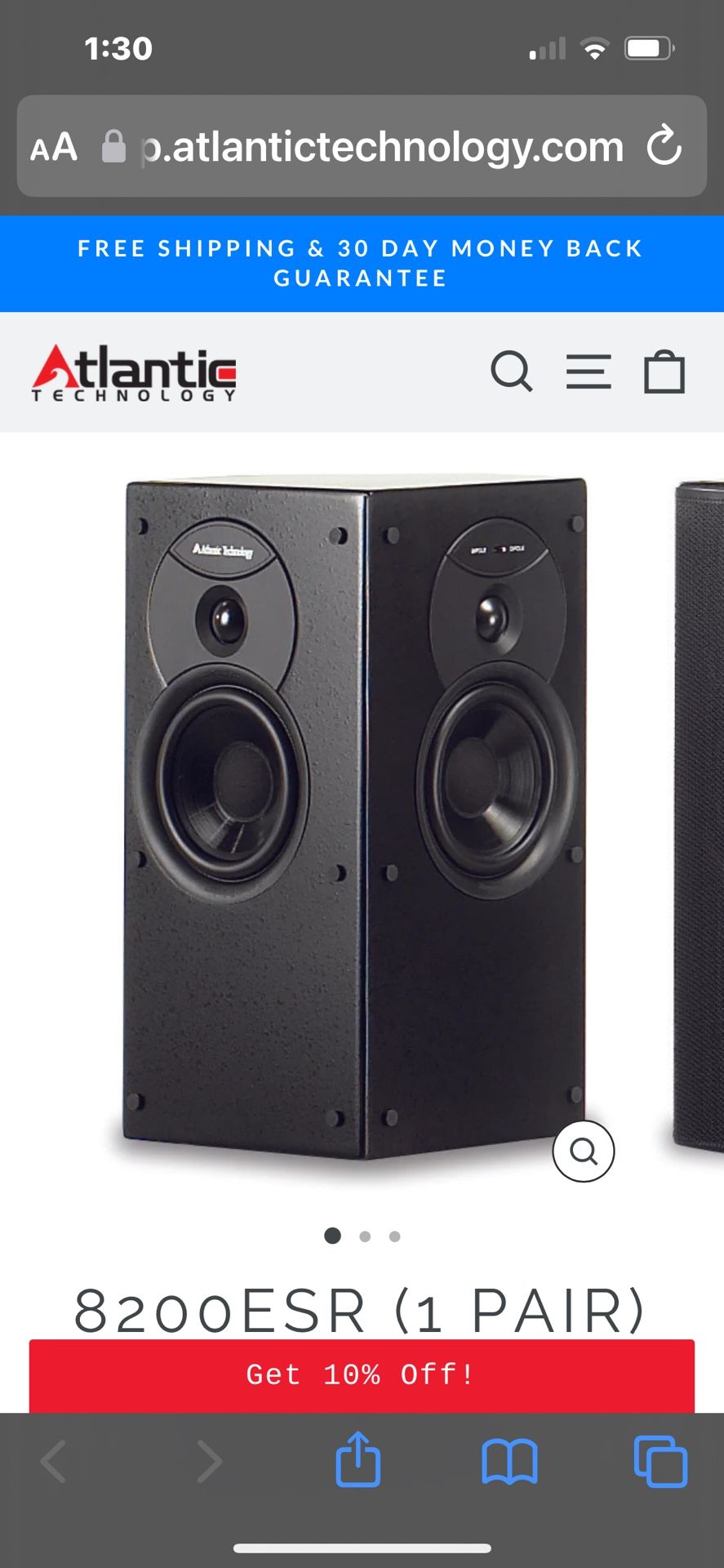 Atlantic surround sound theater system