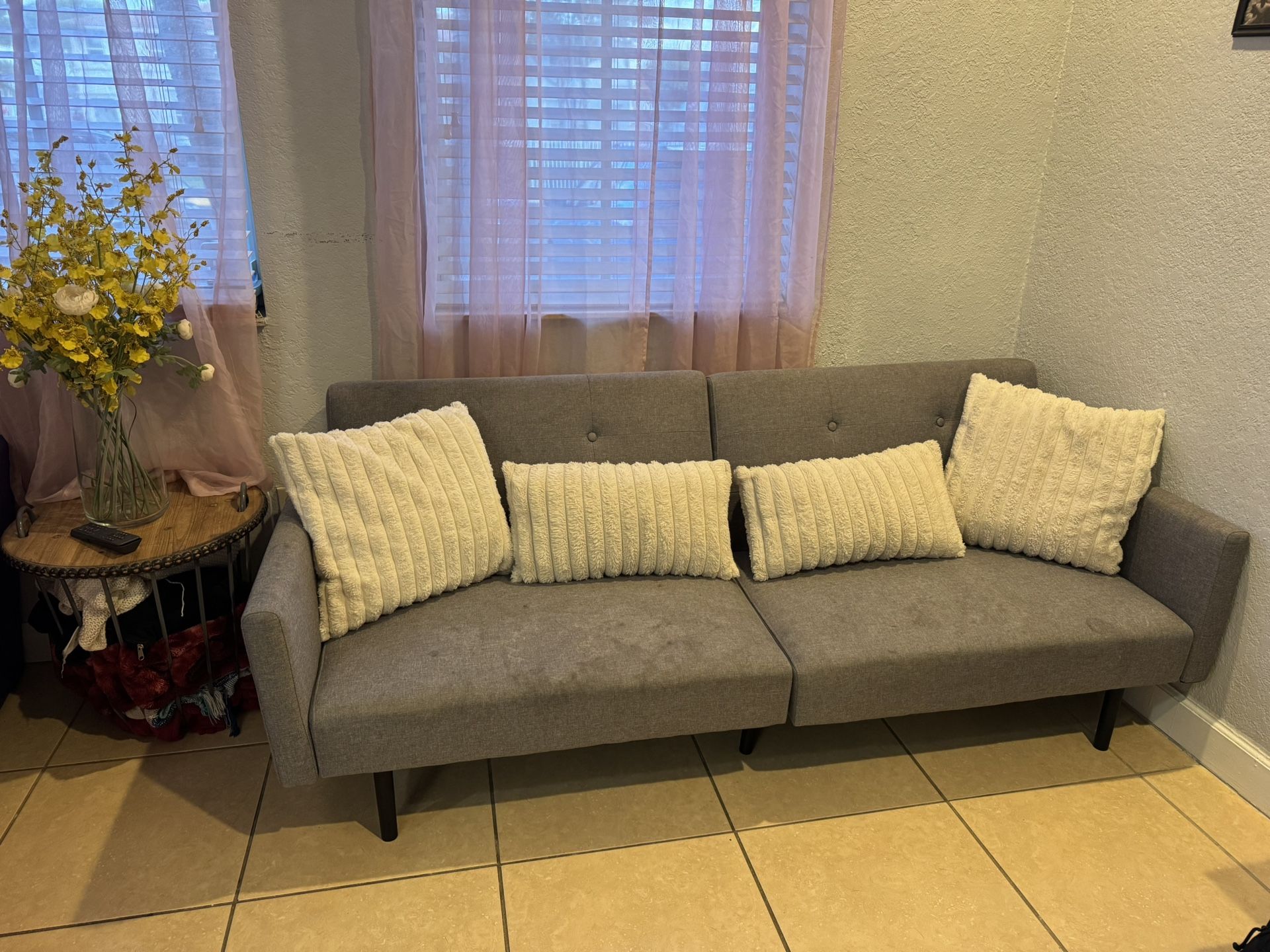 Grey Futon