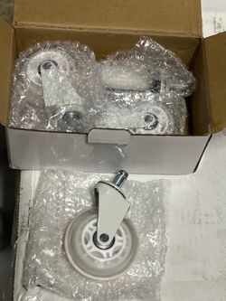 Set of chair rollers
