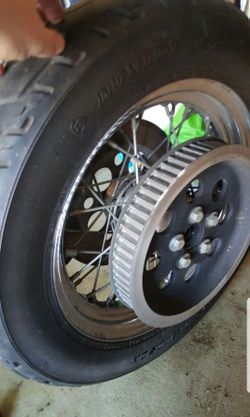 99 Harley softail.rear rim