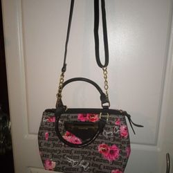 New Juicy Couture Crossbody Black Floral