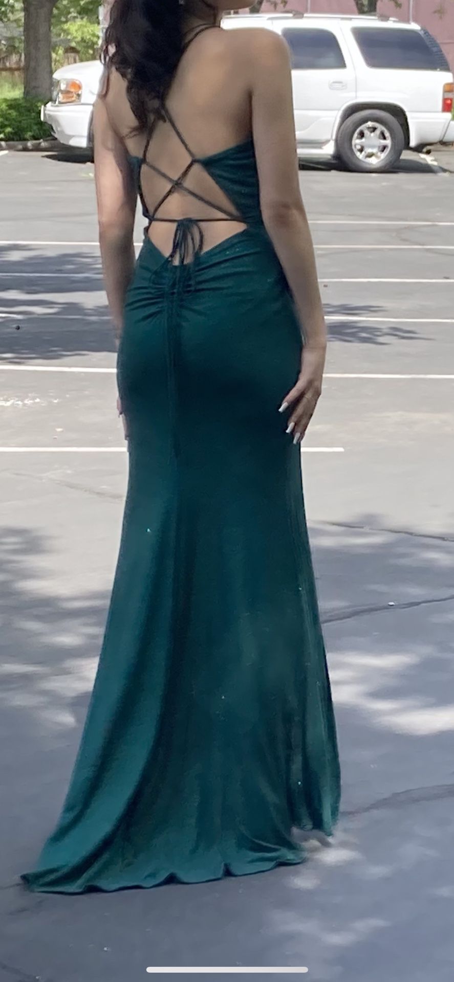 Emerald Green Dress For Sale