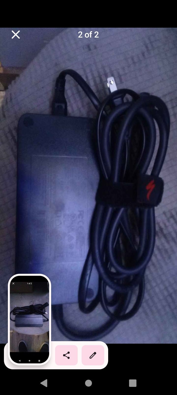 specialized turbo tero bike charger