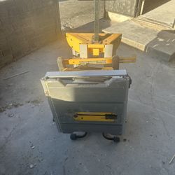 Dewalt 8-1/4 Table Saw With Dewalt Stand