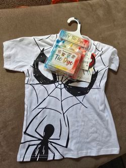 Spider-man shirt sm DYI Tie Dye