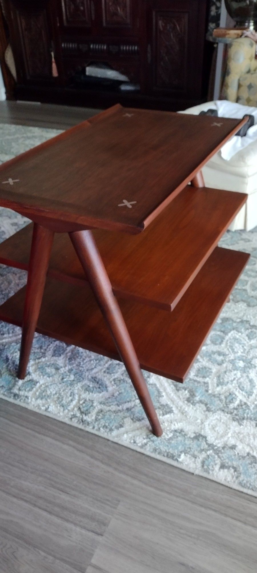 MCM 3 tier End Table Accord American Of Martinsville 