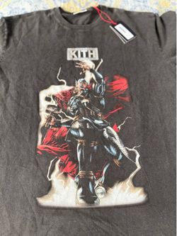 Kith Men’s Black Graphic Thor Illustration Short Sleeve Tee