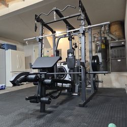 Smith Machine 2001 | Multi-Use Adj Bench | Gym Equipment | Fitness | Squat Rack | Excercise |🔴WEIGHTS AND BARBELL SOLD SEPARATELY 🔴 FREE DELIVERY 🚚