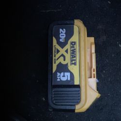 Dewalt 20v 5ah Battery (used)