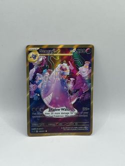 Non TCG Pokemon Gengar Fan Art Card